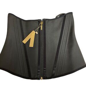 Shapellx NeoSweat® AirSlim® Core Control Latex Waist Trainer Black Sz LG (10-12)